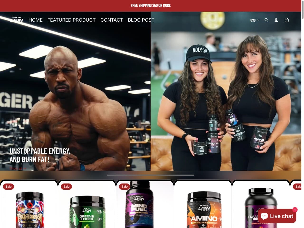 White Lion Labs website